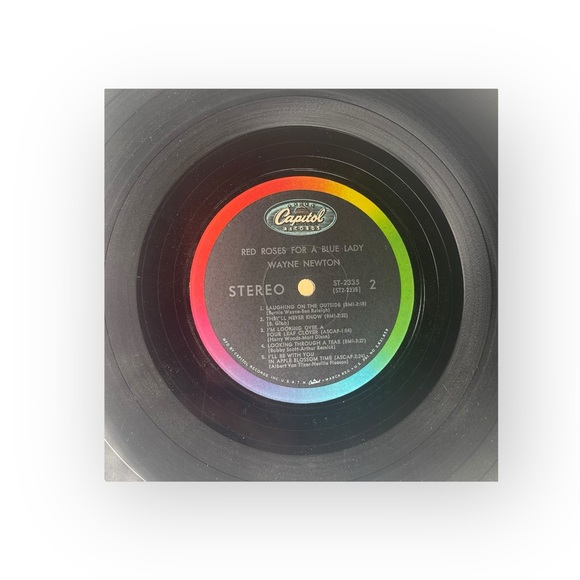 Vintage Vinyl: Wayne Newton 𖦹 Red Roses For A Blue Lady 𖦹
Capitol Records 𖦹 1965 - Picture 8 of 15